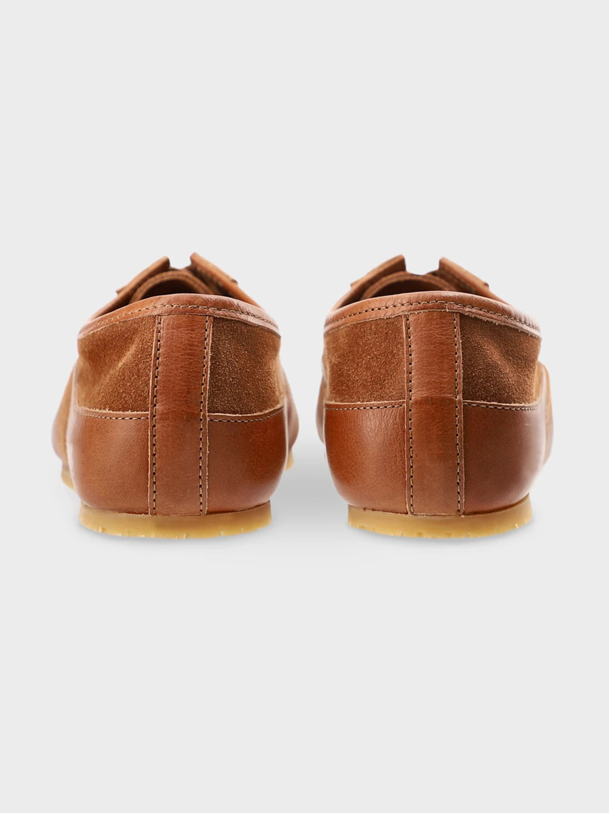 Square-Toe Classic Lace-Up Chic Flats Sneakers - Brown