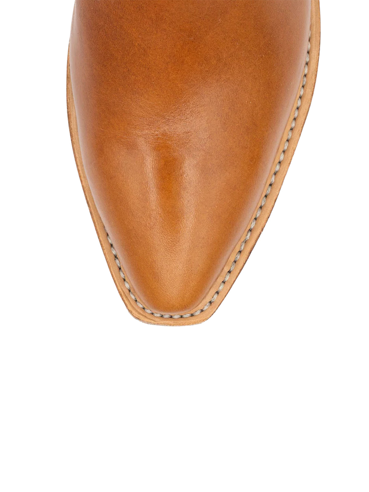 Contrast Brown And Turquoise Snip-Toe Tulip Embroidery Ankle Cowgirl Boots