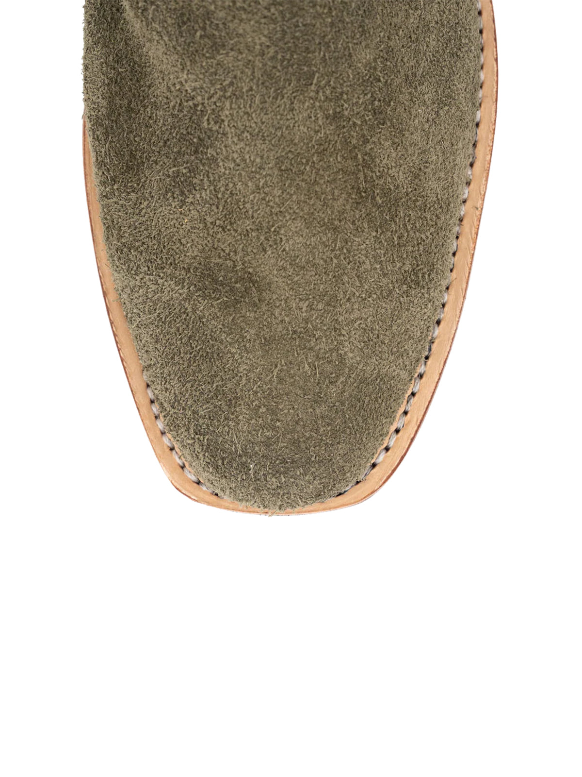 Olive Green Snip-Toe Tulip Embroidery Ankle Cowgirl Boots