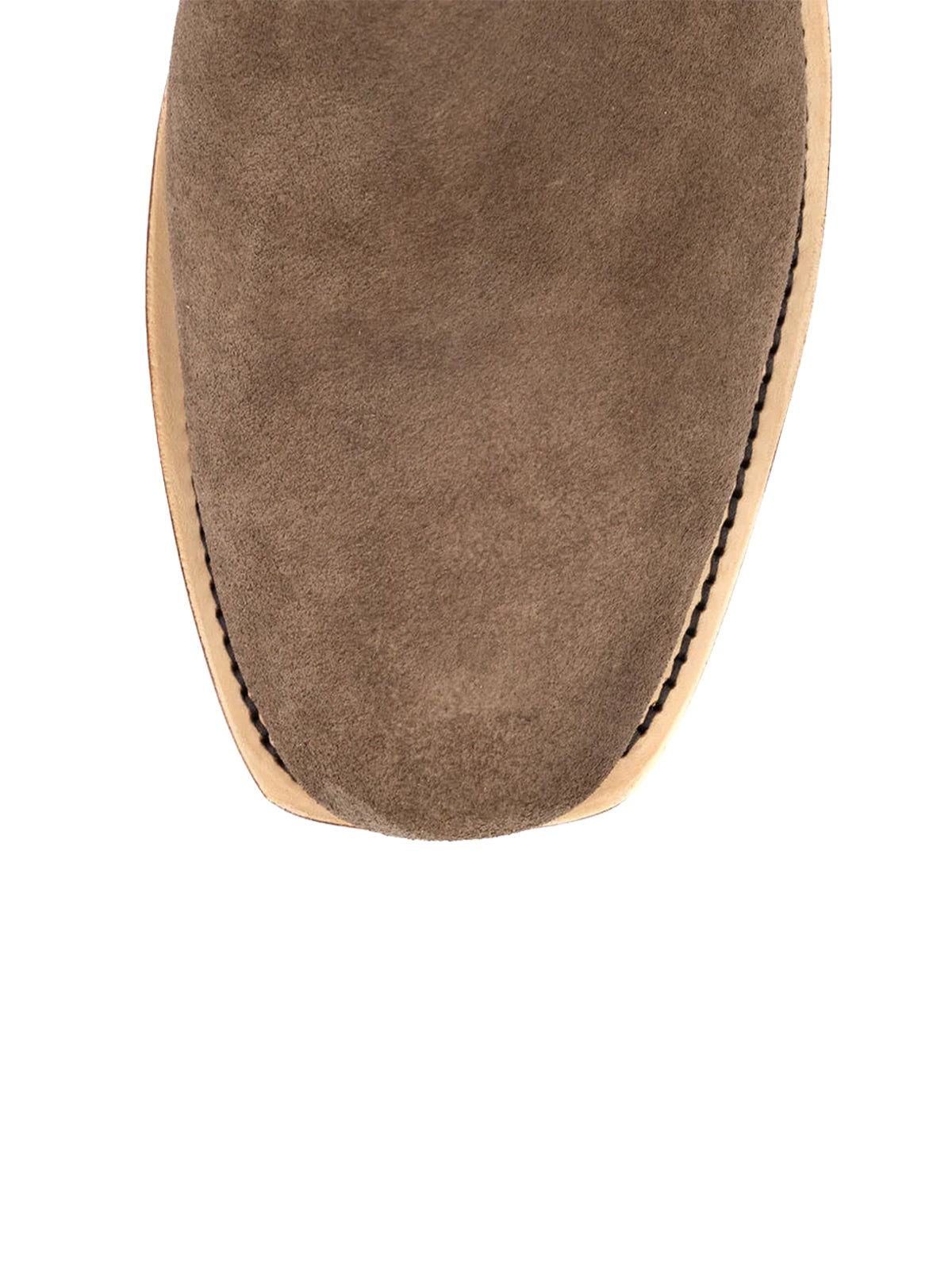 Contrast Chocolate And Brown Square-Toe Classic Embroidery Mid Calf Cowgirl Boots