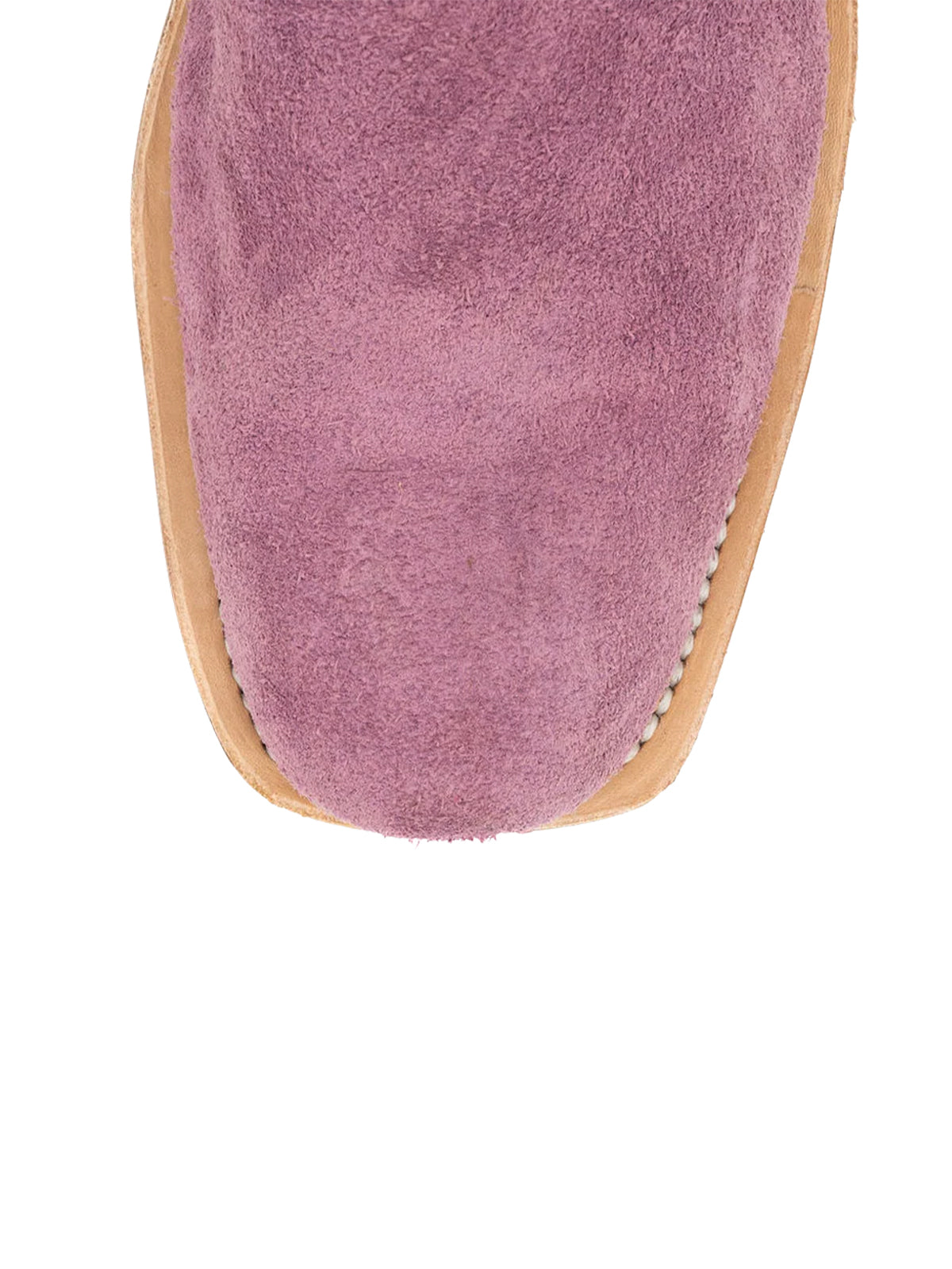 Lilac Square-Toe Classic Embroidery Mid Calf Cowgirl Boots