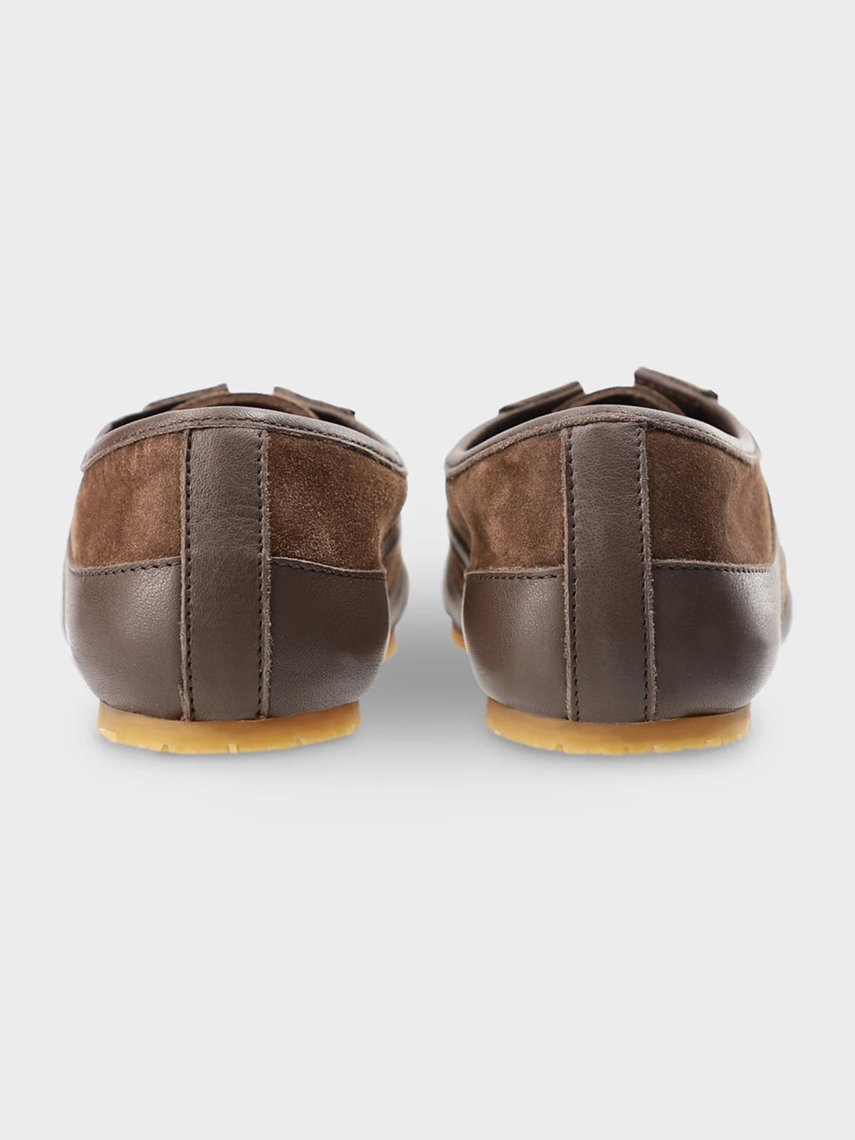 Square-Toe Classic Lace-Up Chic Flats Sneakers - Coffee