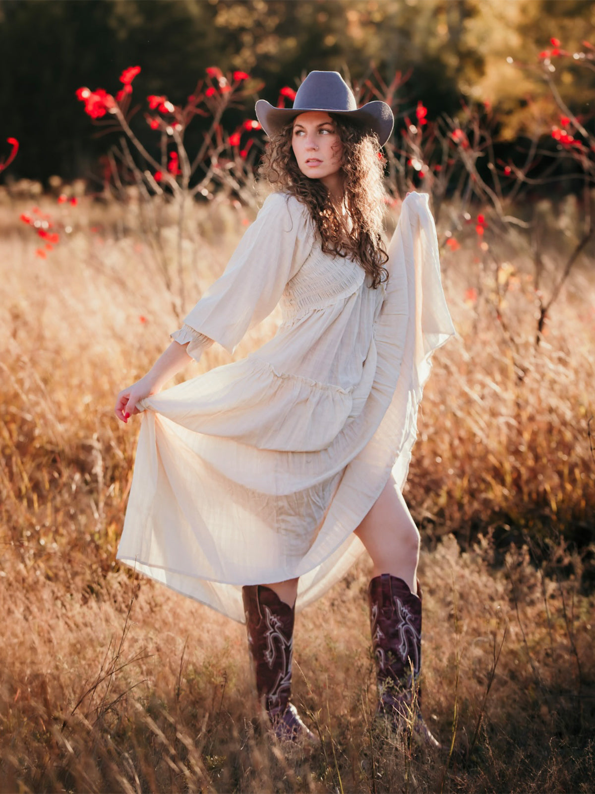 The Laura - Wine Red