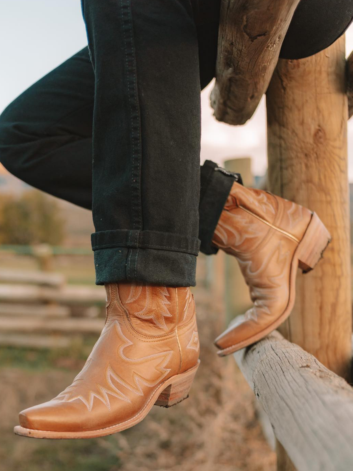 Embroidery Wide Mid Calf Western Boots For Women - Light Brown Fuchsia Boots Embroidery Wide Mid Calf Western Boots For Women - Light Brown Fuchsia Boots