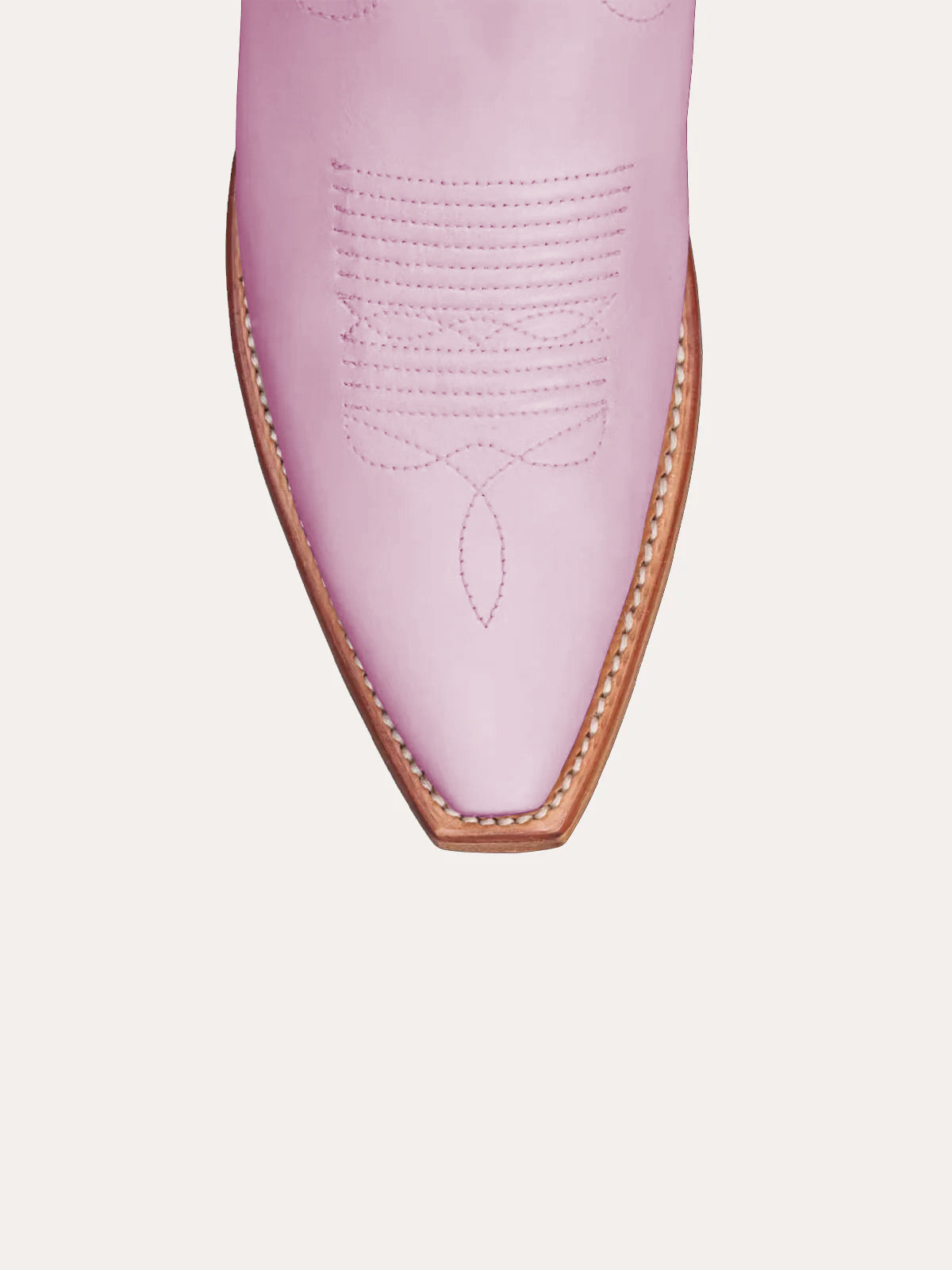 Purple Snip-Toe Embroidery White Heart Inlay Mid Calf Cowgirl Boots