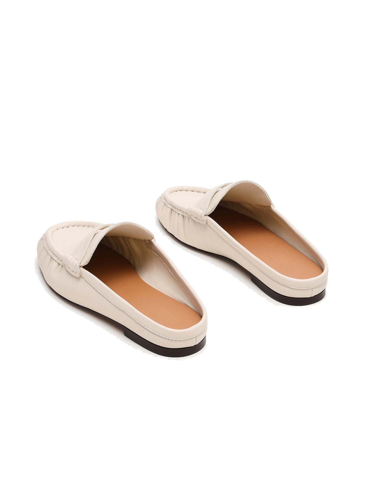 Wheat Round-Toe Stylish Slip-On Flats