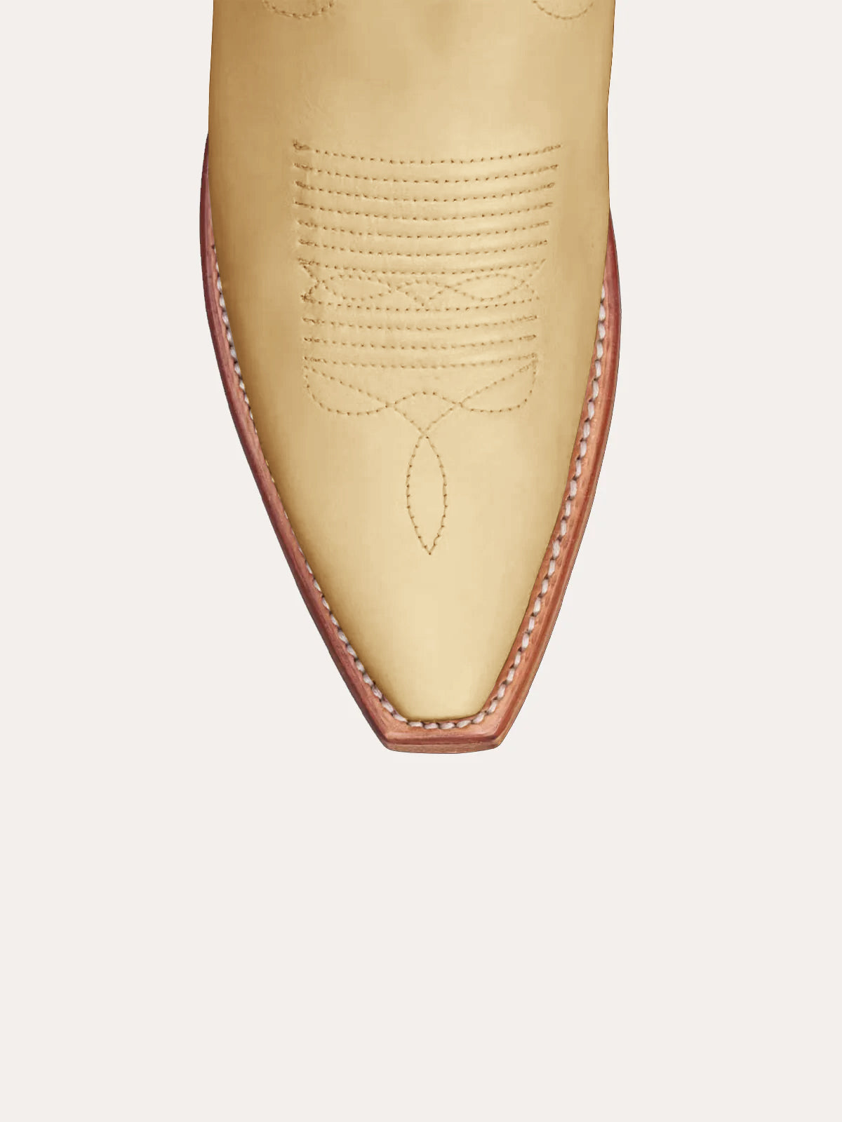 Yellow Snip-Toe Embroidery White Heart Inlay Mid Calf Cowgirl Boots