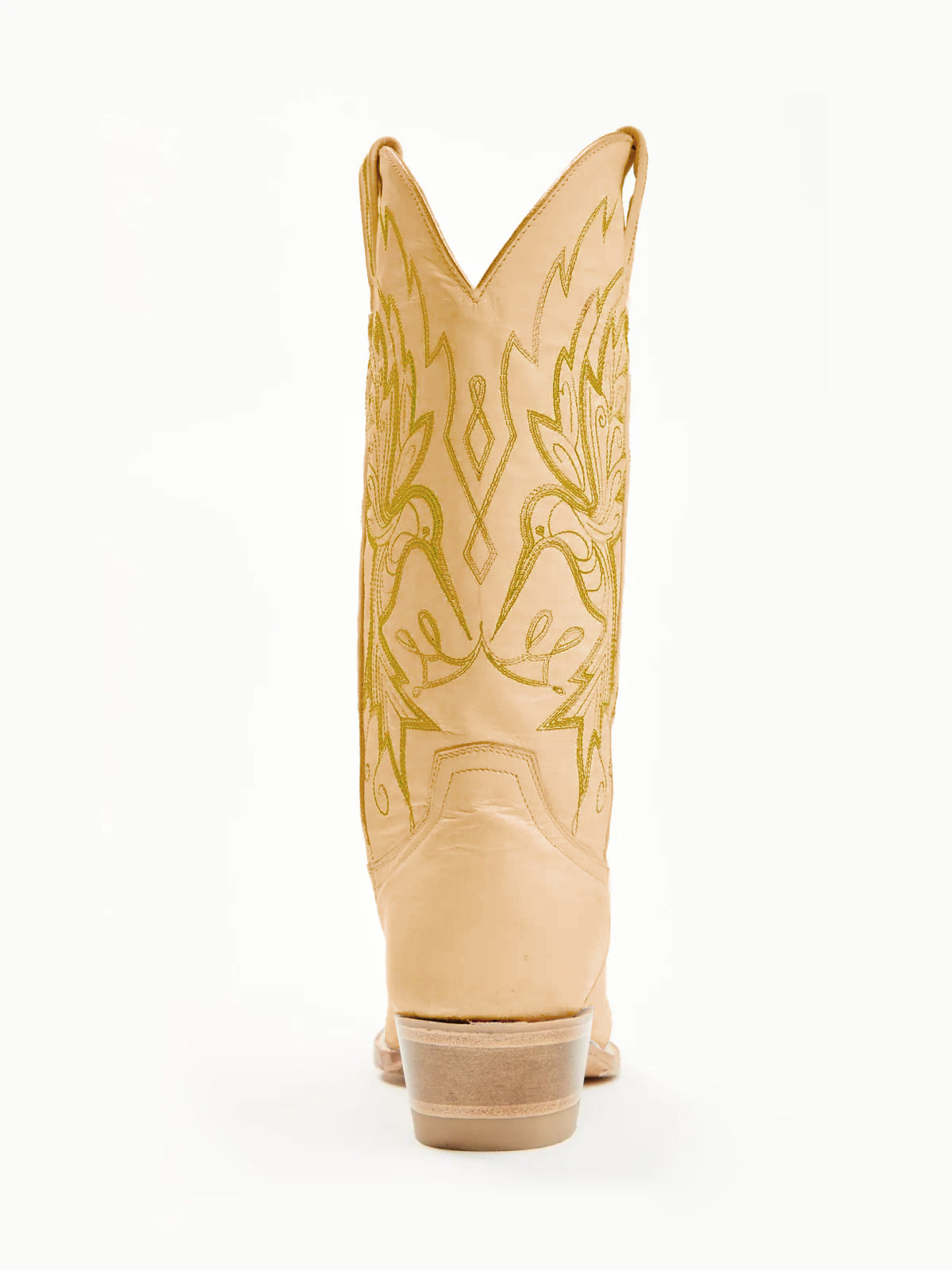 Каубойски ботуши до средата на прасеца с бродерия от ярки птици и къси пръсти Honey Snip-Toe