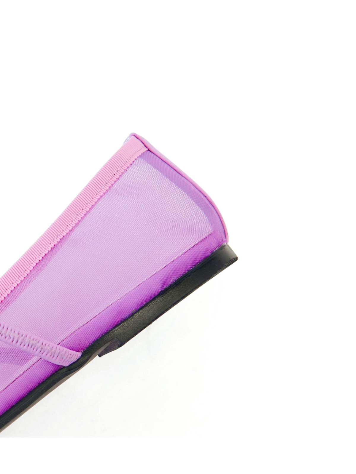 Лилави балетки Мери Джейн с квадратни пръсти и панделка в лилаво и лилаво