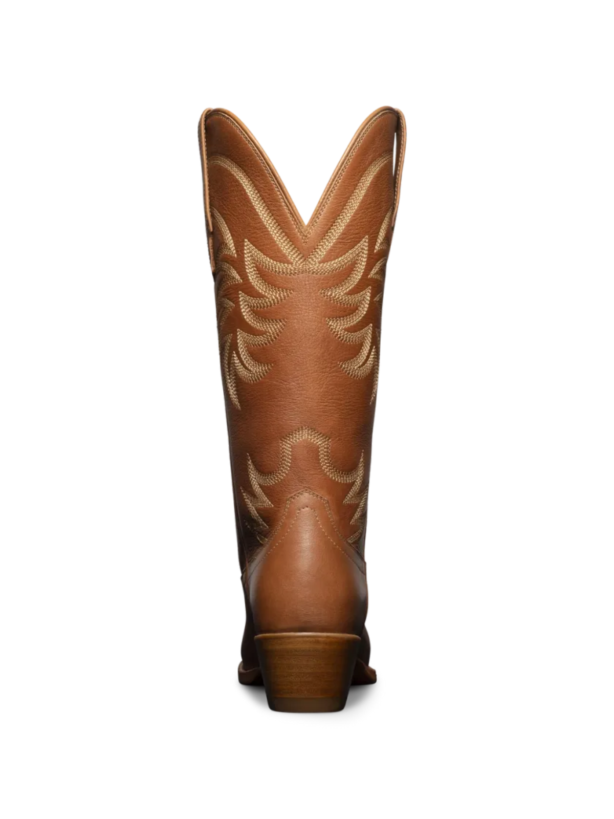 Caramel Snip-Toe Embroidery Tall Wide Mid Calf Cowgirl Boots
