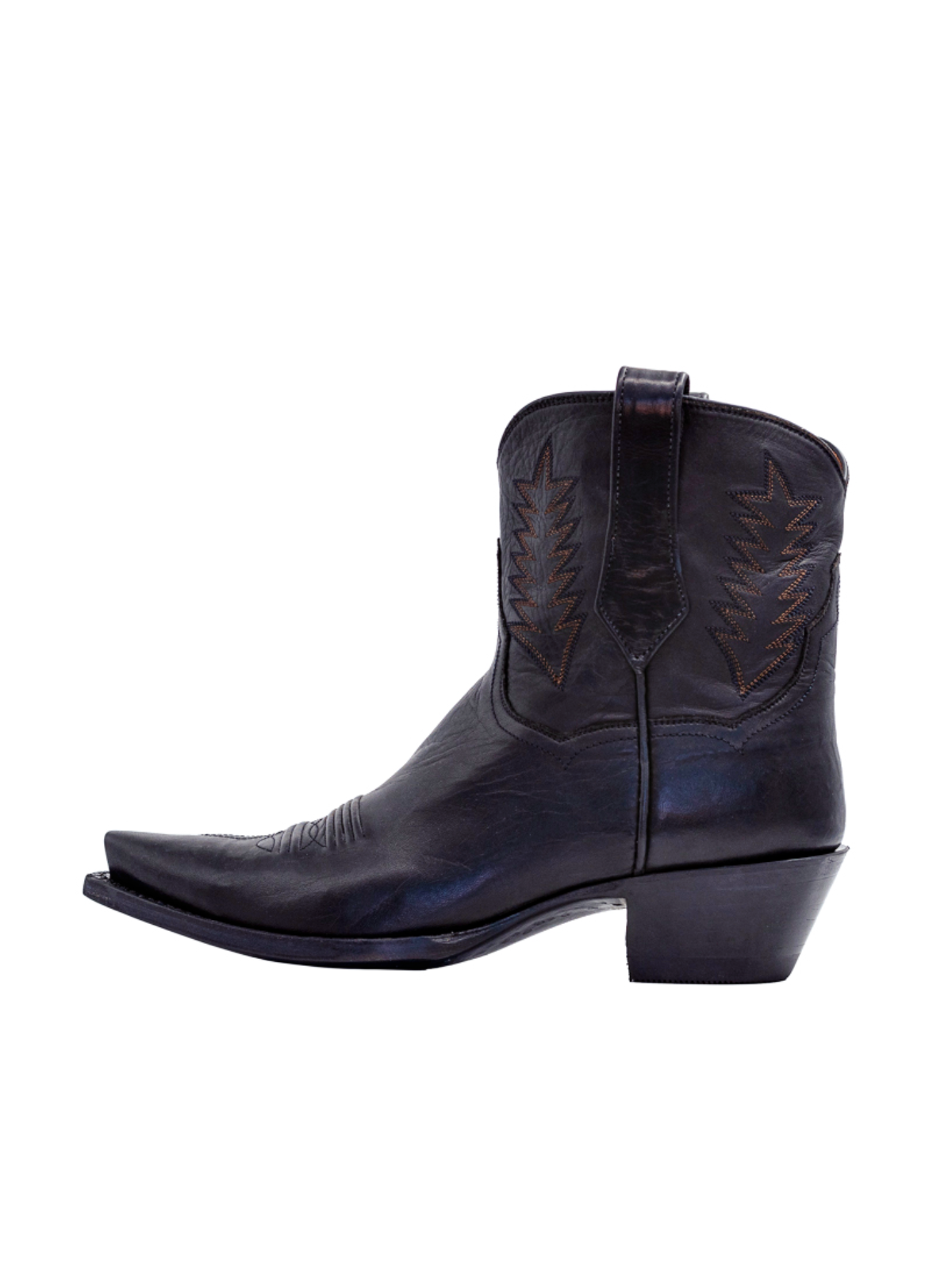 Black Embroidery Snip-Toe Wide Mid Calf Western Boots For Women Fuchsia Boots Black Embroidery Snip-Toe Wide Mid Calf Western Boots For Women Fuchsia Boots
