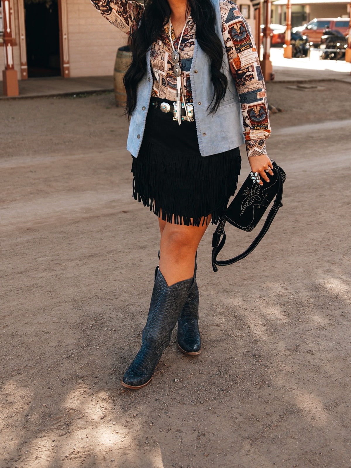 Turquoise Snakeskin Print Snip-Toe Sleek Wide Calf Knee High Cowgirl Boots