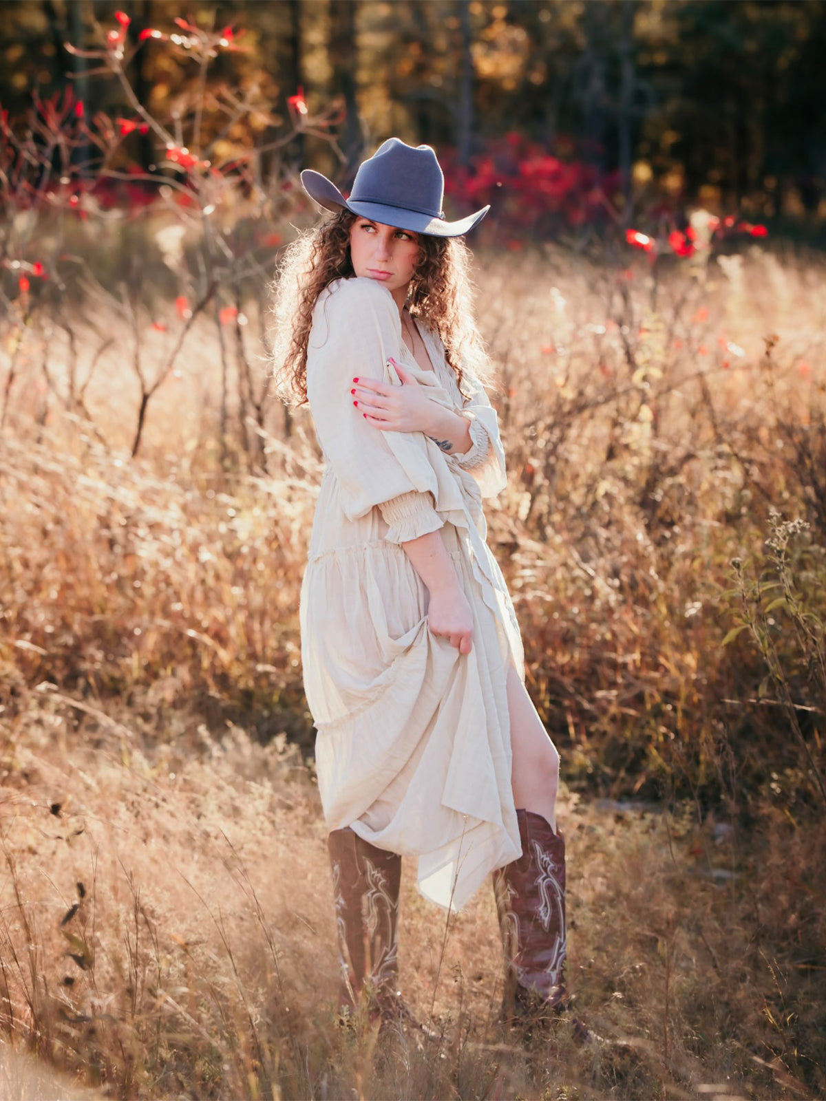 The Laura - Wine Red