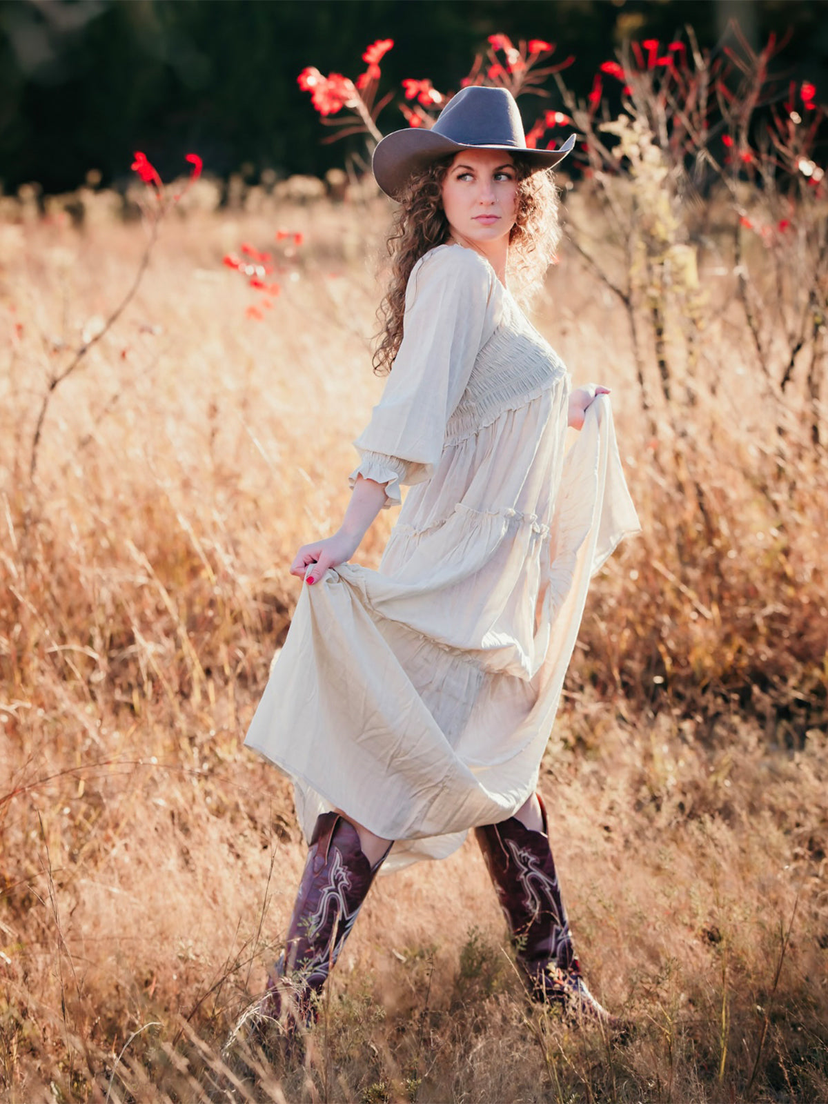 The Laura - Wine Red