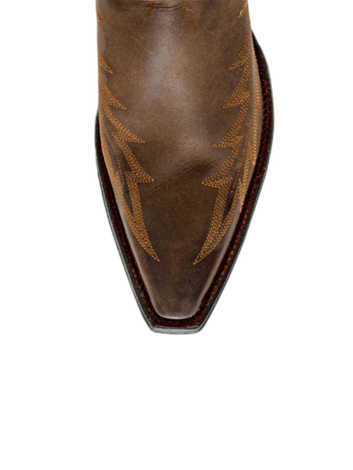 Cafe Snip-Toe Wide Calf Embroidery Knee High Cowgirl Boots