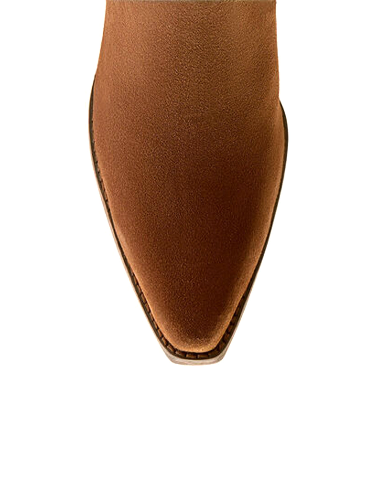 Brown Faux Suede Snake Print Snip-Toe Simple Cowgirl Short Ankle Boots