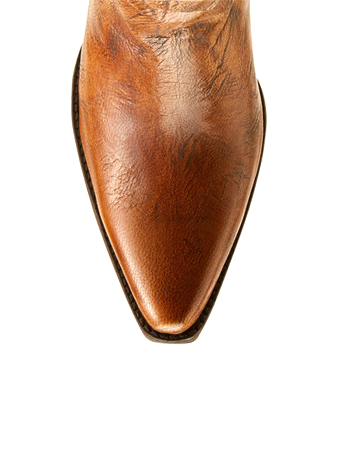 Brown Snip-Toe Simple Cowgirl Short Ankle Western Boots