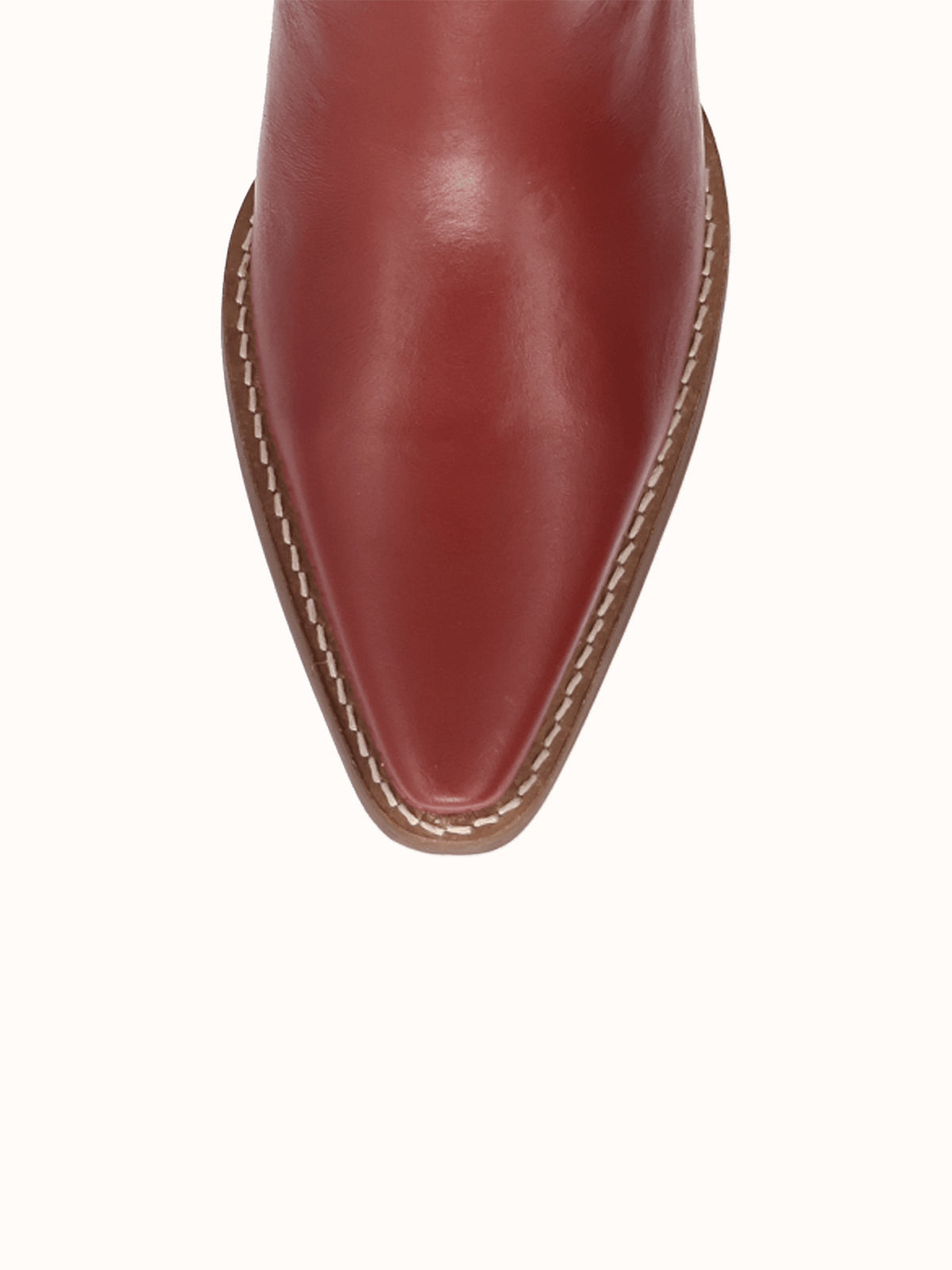 Red Snip-Toe Faux Suede Fringe Chic Ankle Cowgirl Boots