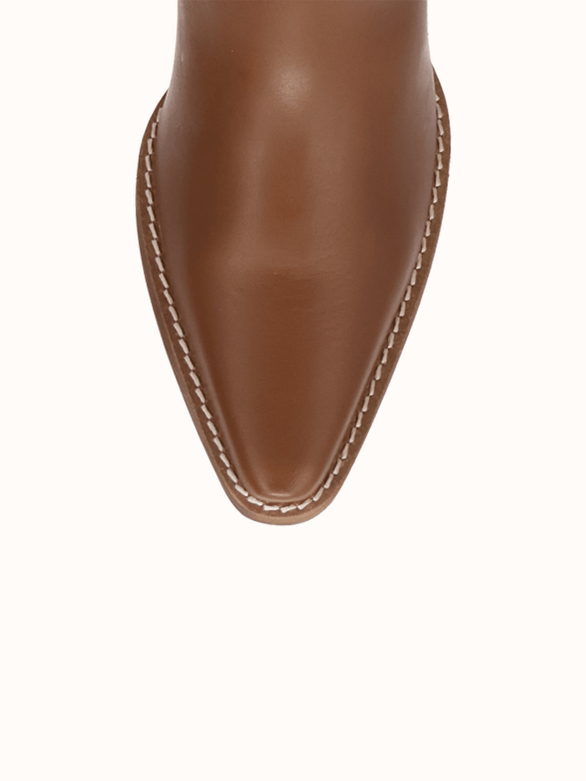 Brown Snip-Toe Faux Suede Fringe Chic Ankle Cowgirl Boots