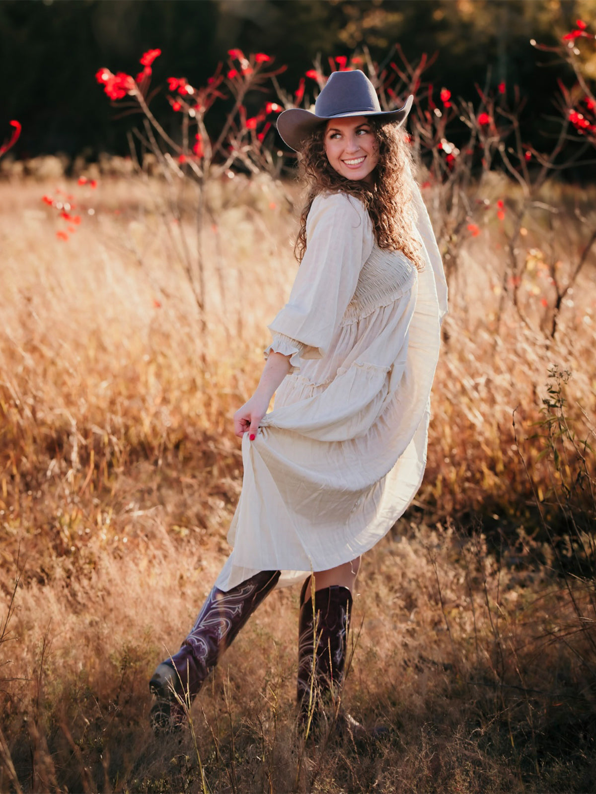 The Laura - Wine Red