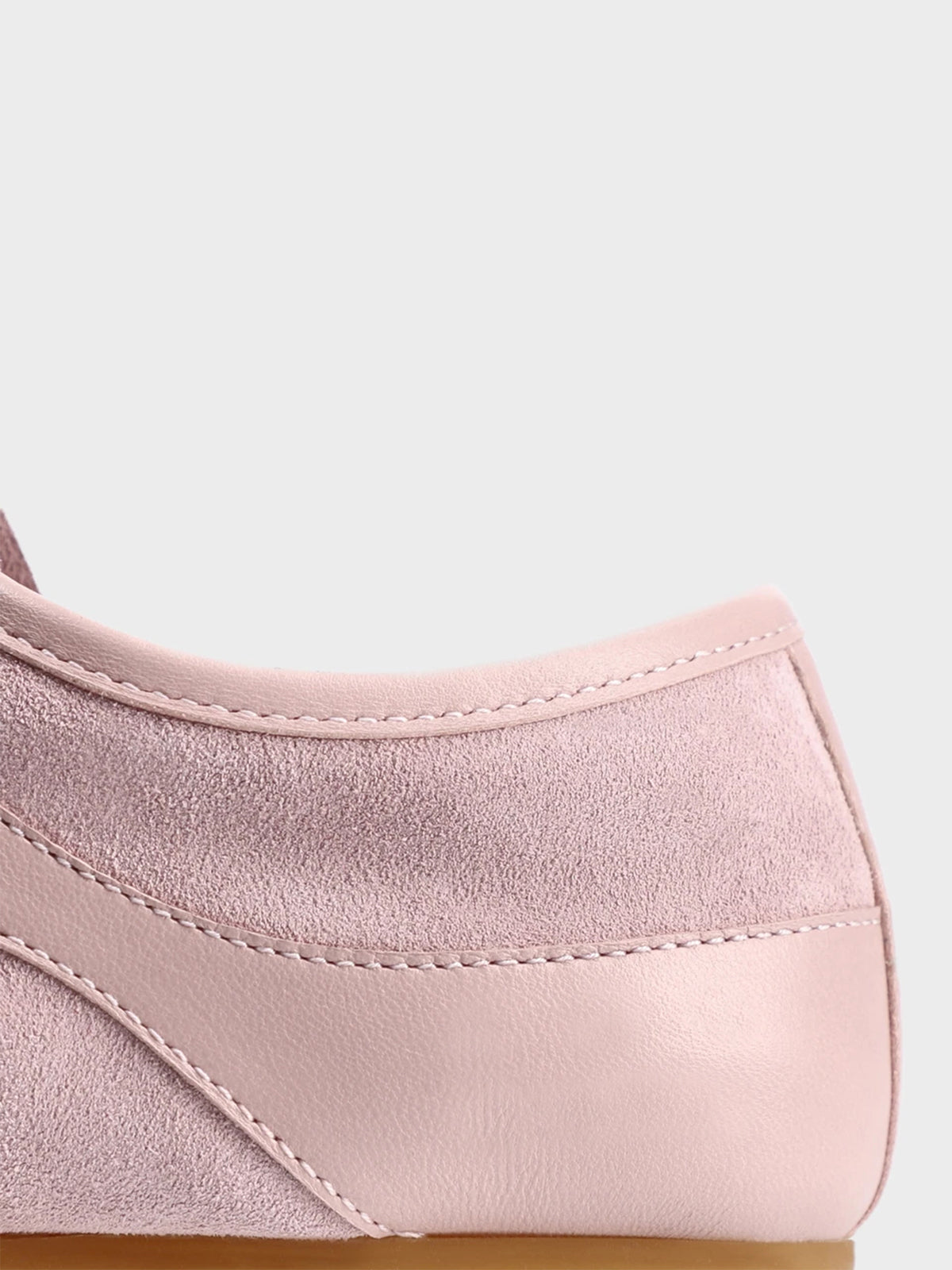 Square-Toe Classic Lace-Up Chic Flats Sneakers - Pink