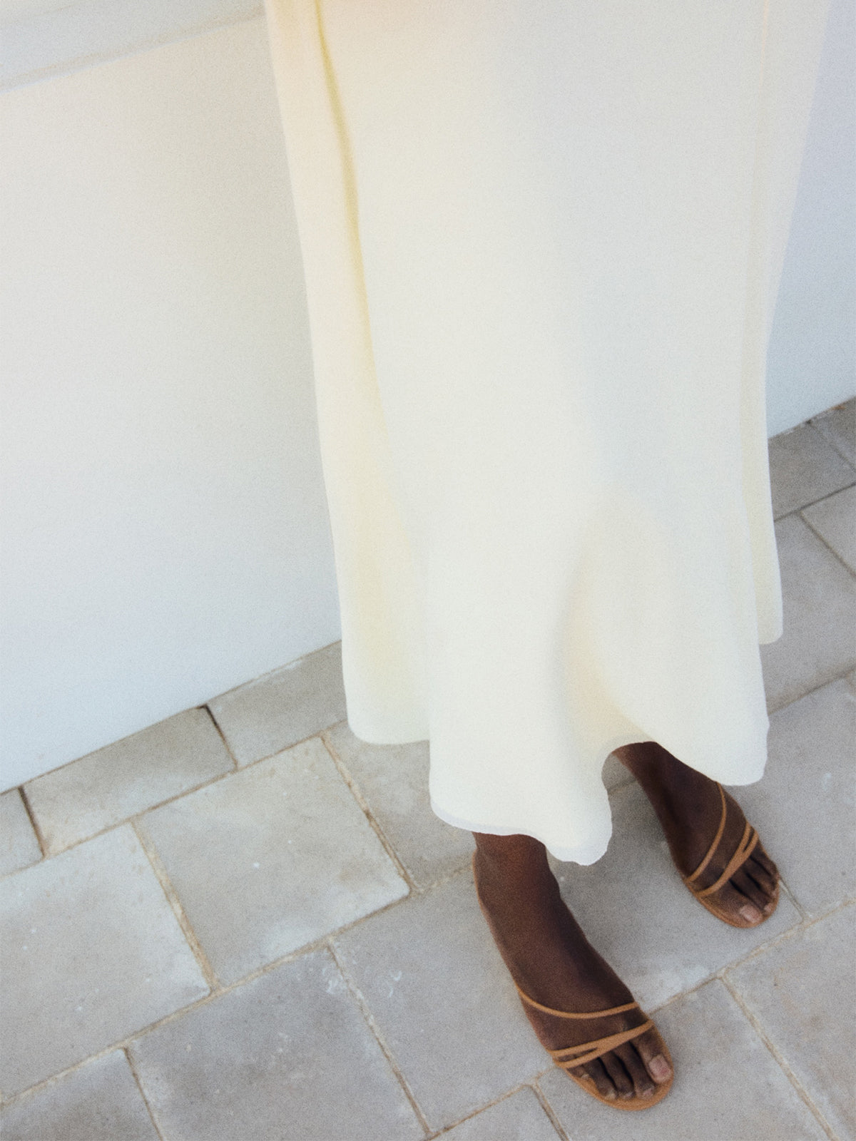 Caramel Round-Toe Strappy Kitten Heels