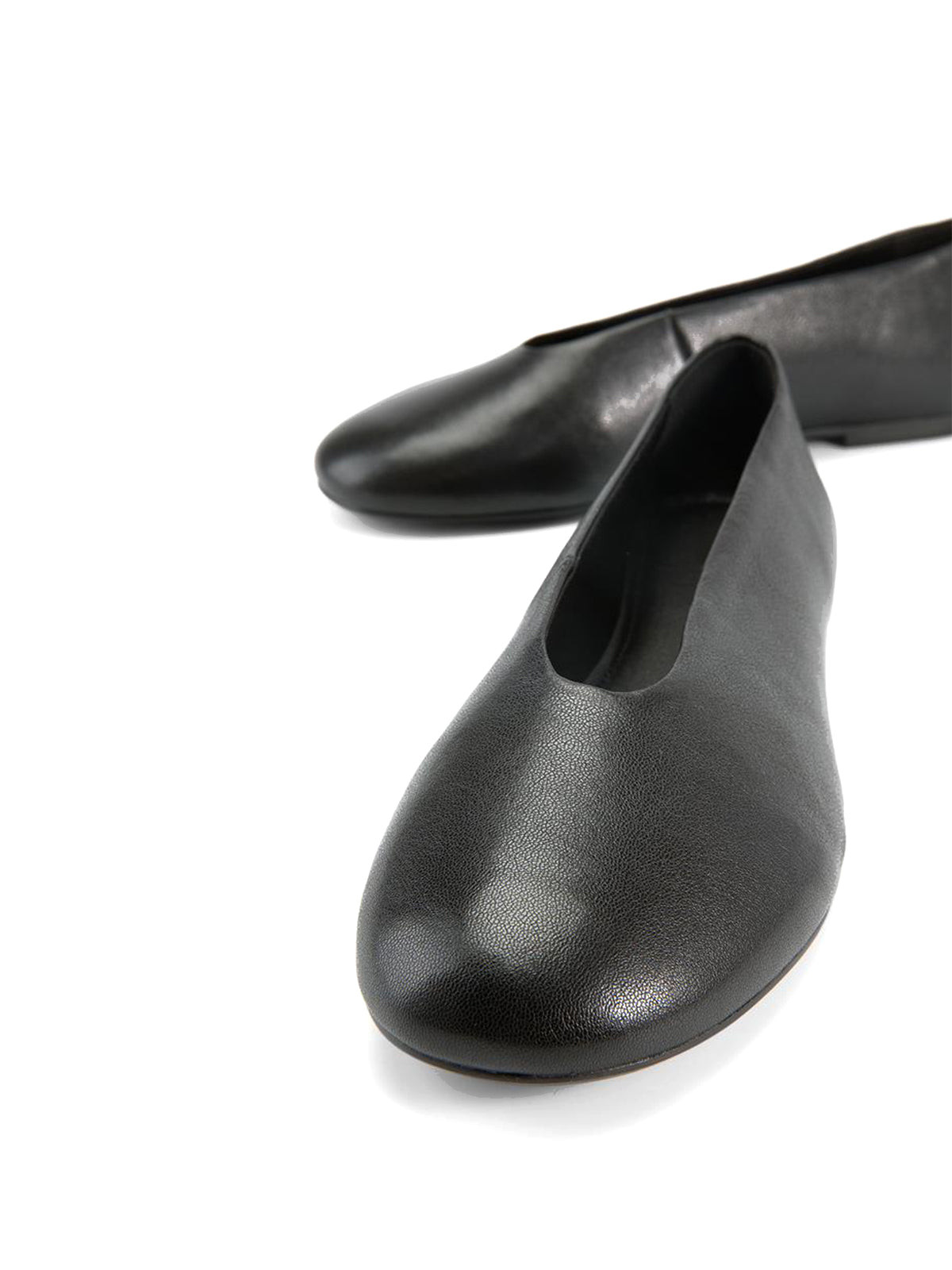 Black Round-Toe Stylish Ballet Simple Flats