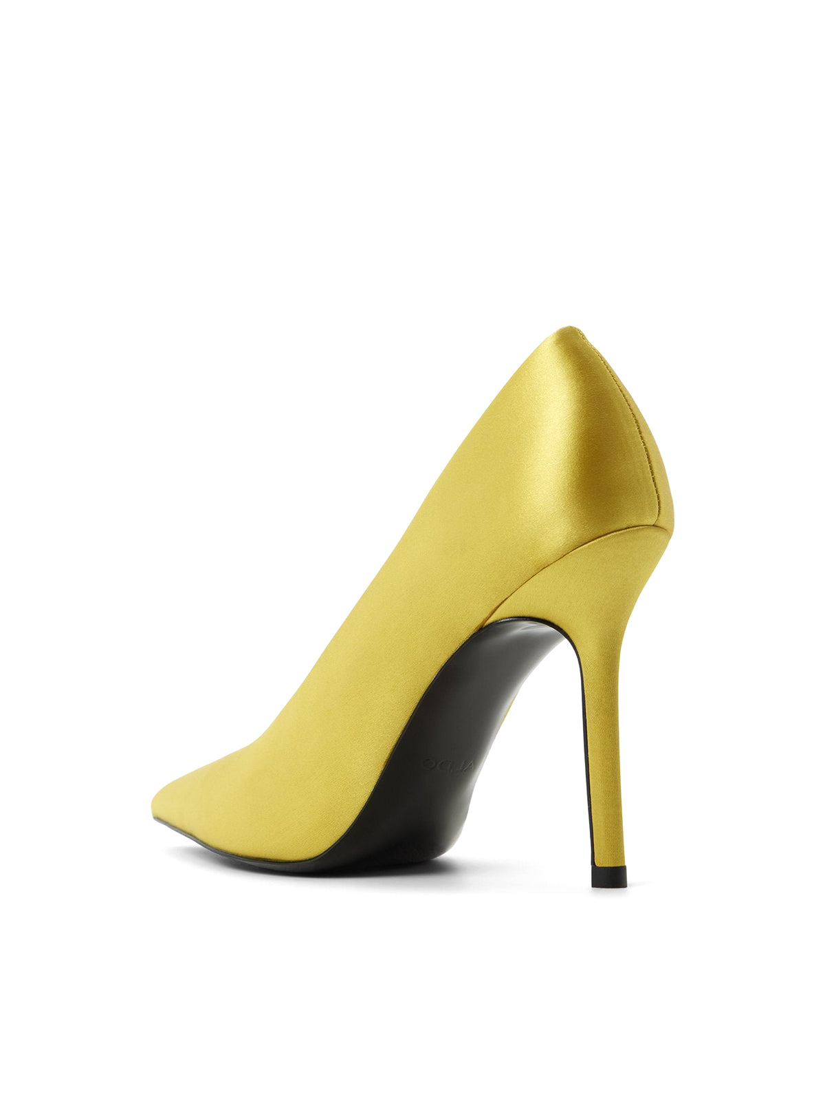 Lime Green Pointed-Toe Backless High Heels