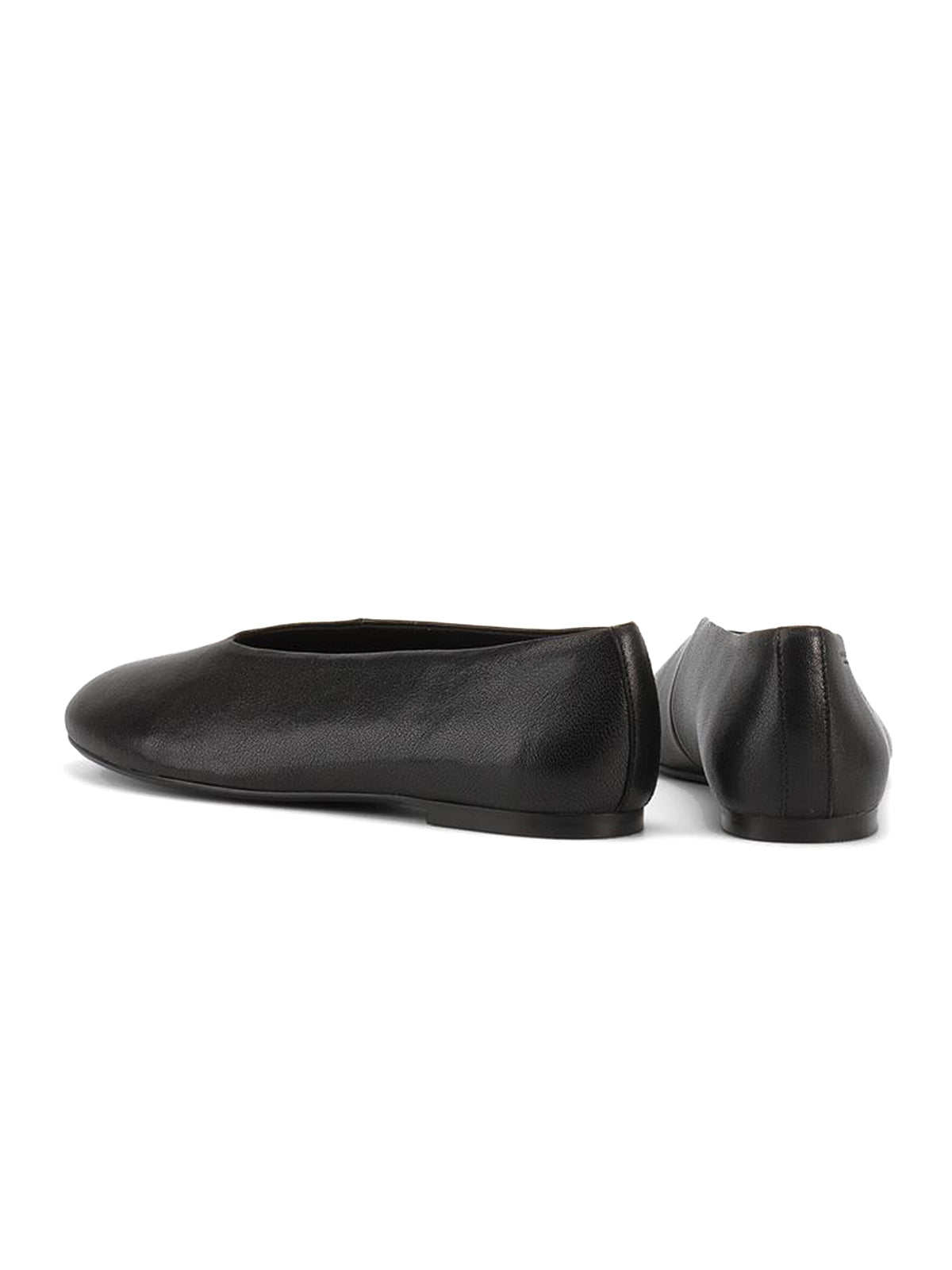 Black Round-Toe Stylish Ballet Simple Flats