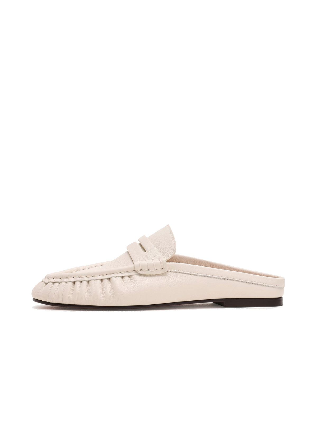 Wheat Round-Toe Stylish Slip-On Flats