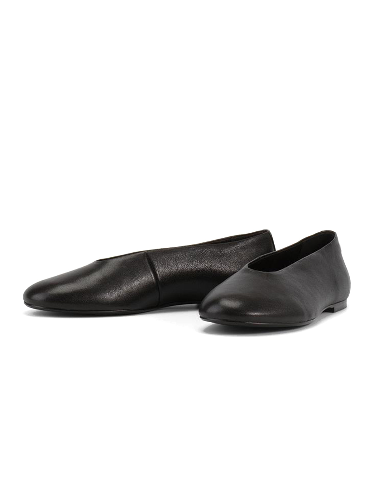 Black Round-Toe Stylish Ballet Simple Flats