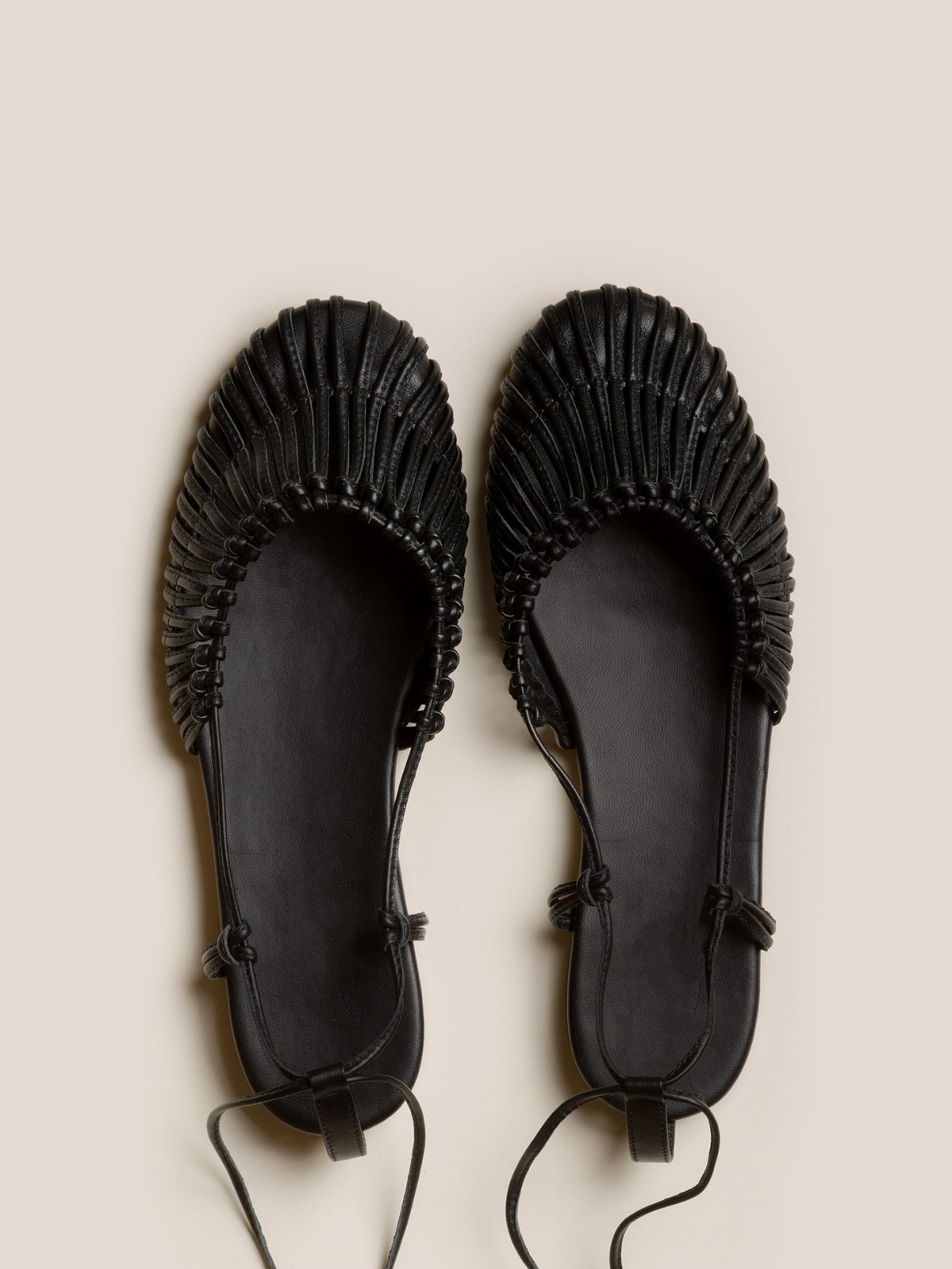 Self tie sandals discount