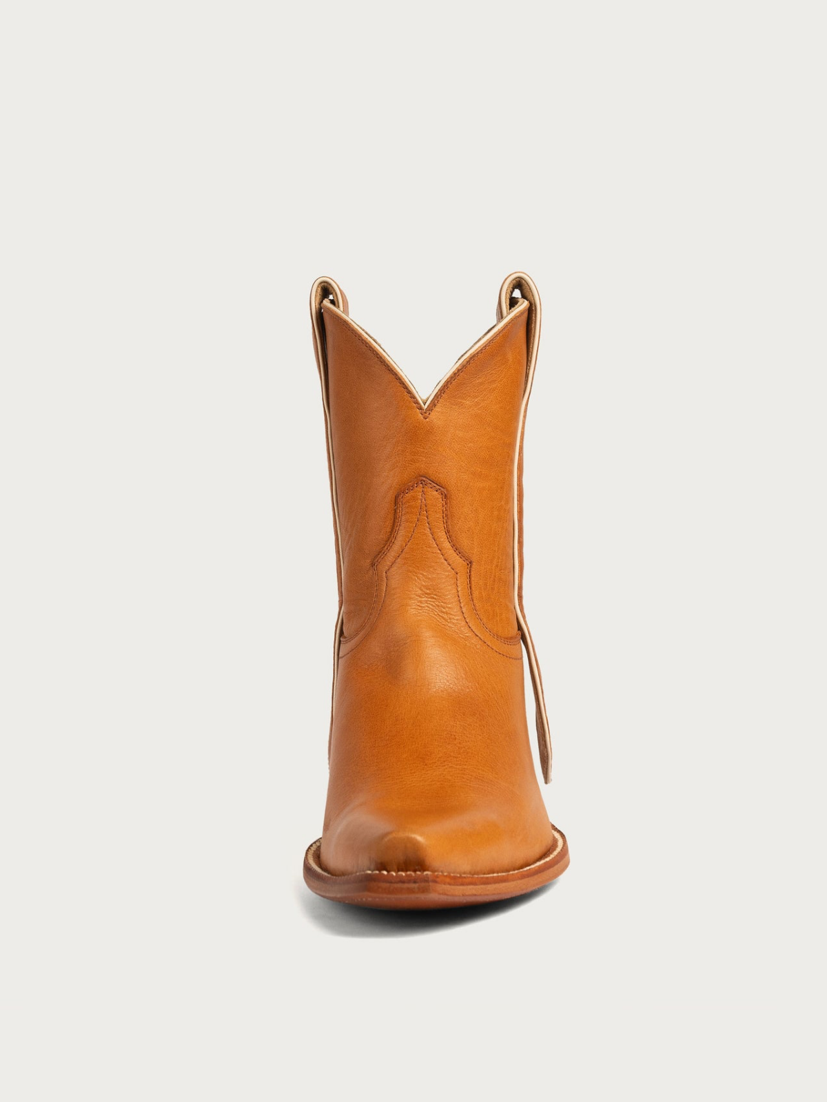 Honey Snip-Toe Elongated Mule Ear Pull Wide Mid Calf Boots