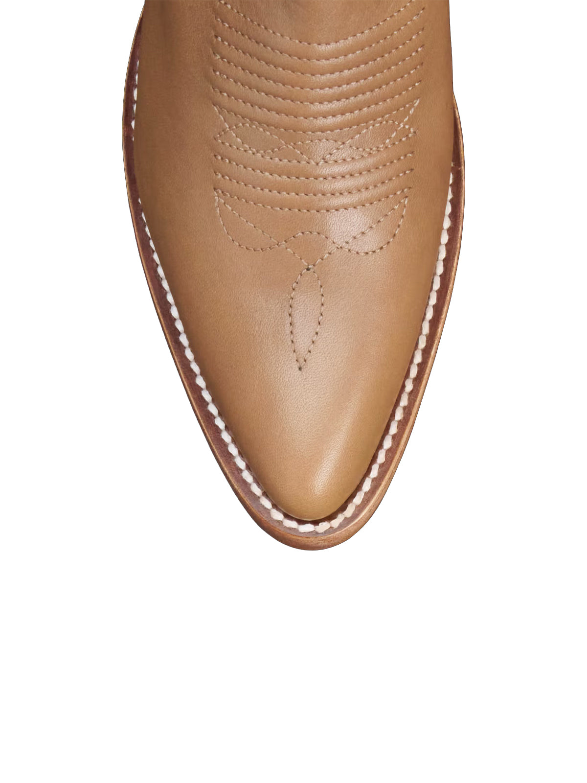 Contrast Multi-Color Almond-Toe Delicate Inlays Wide Calf Knee High Cowgirl Boots