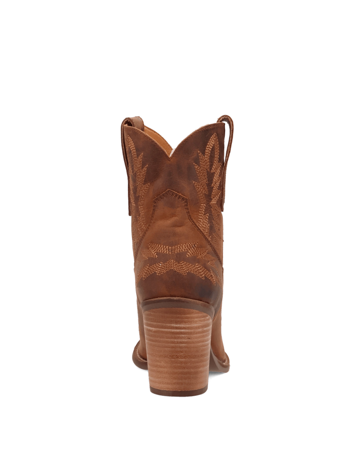 Brown Snip-Toe Classic Embroidery Western Ankle Cowgirl Boots