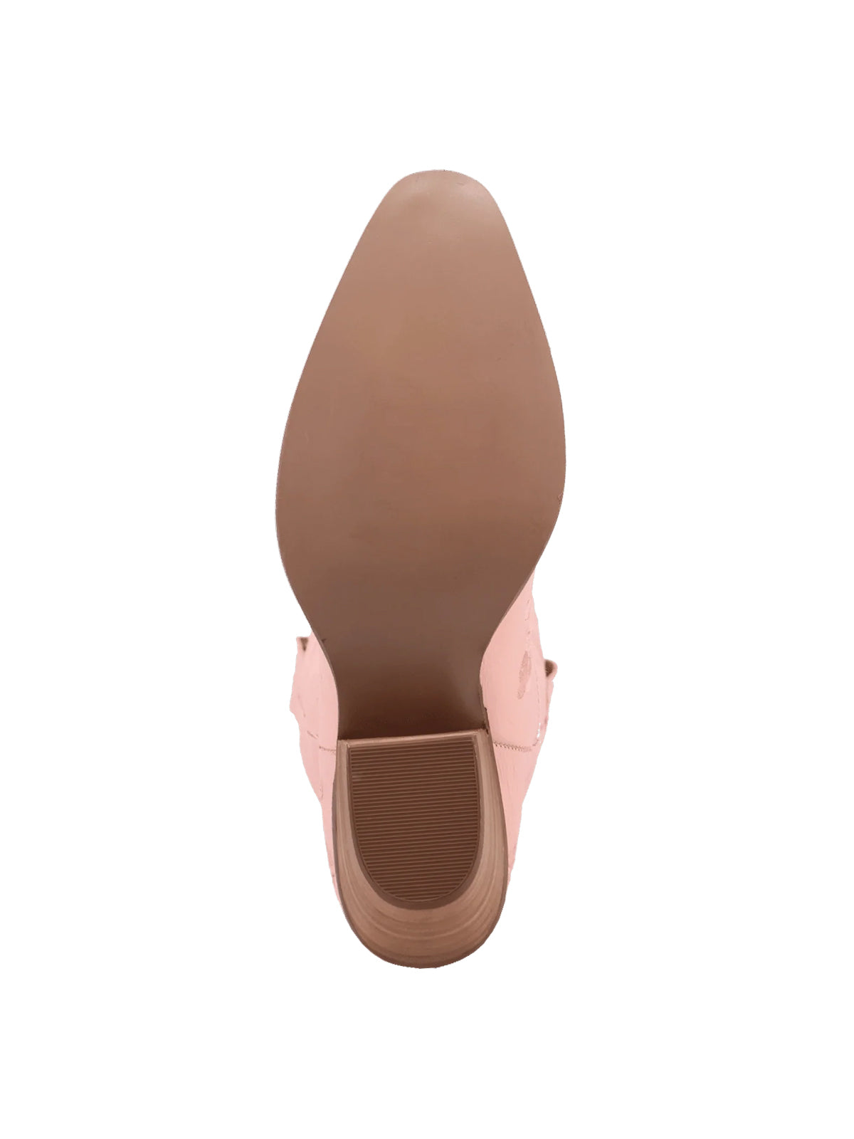 Flowers Embroidery Snip-Toe Mid Calf Cowgirl Boots - Pink