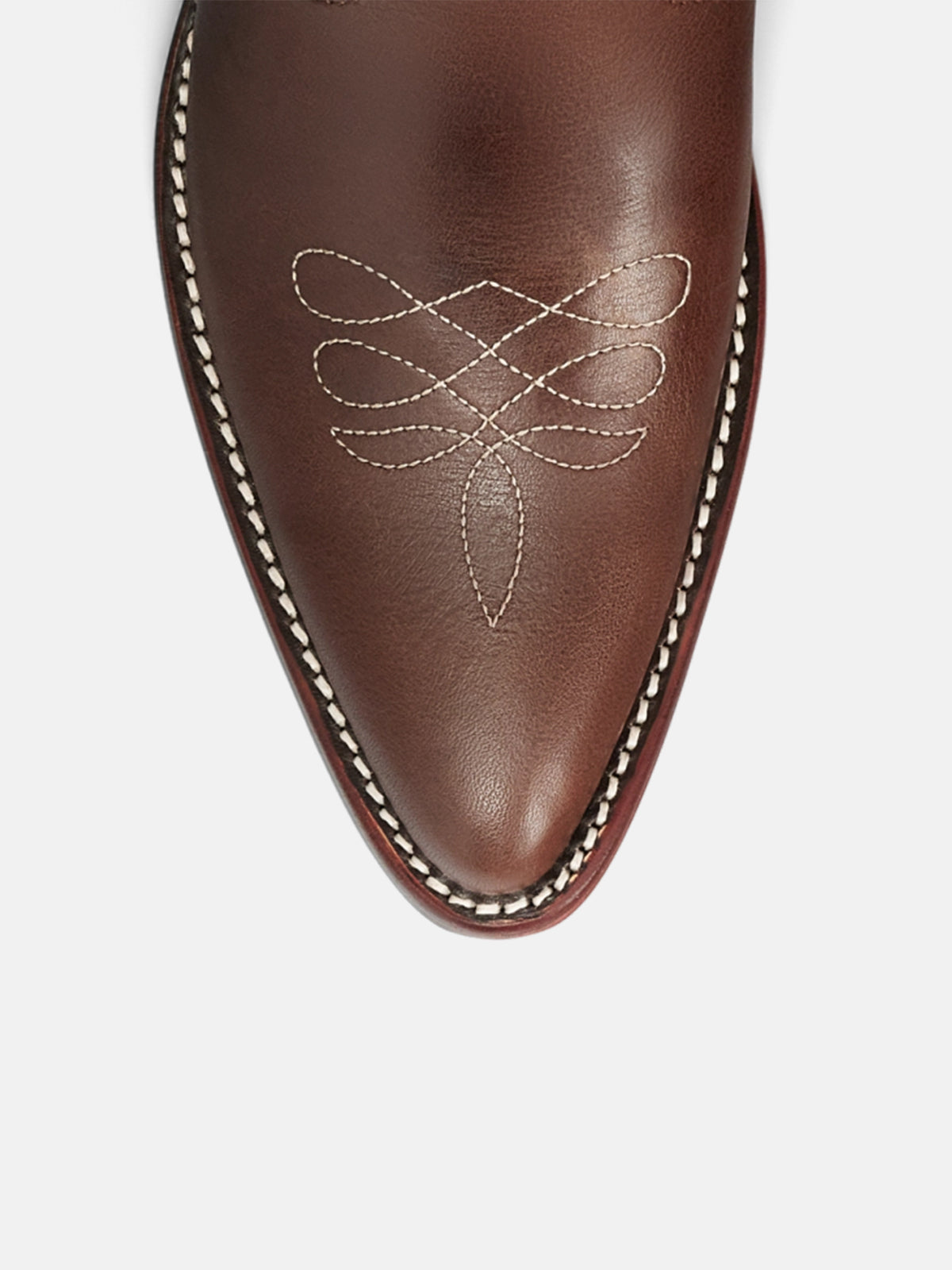 Dark Green Almond-Toe Yellow Flowers Inlay Chic Ankle Cowgirl Boots