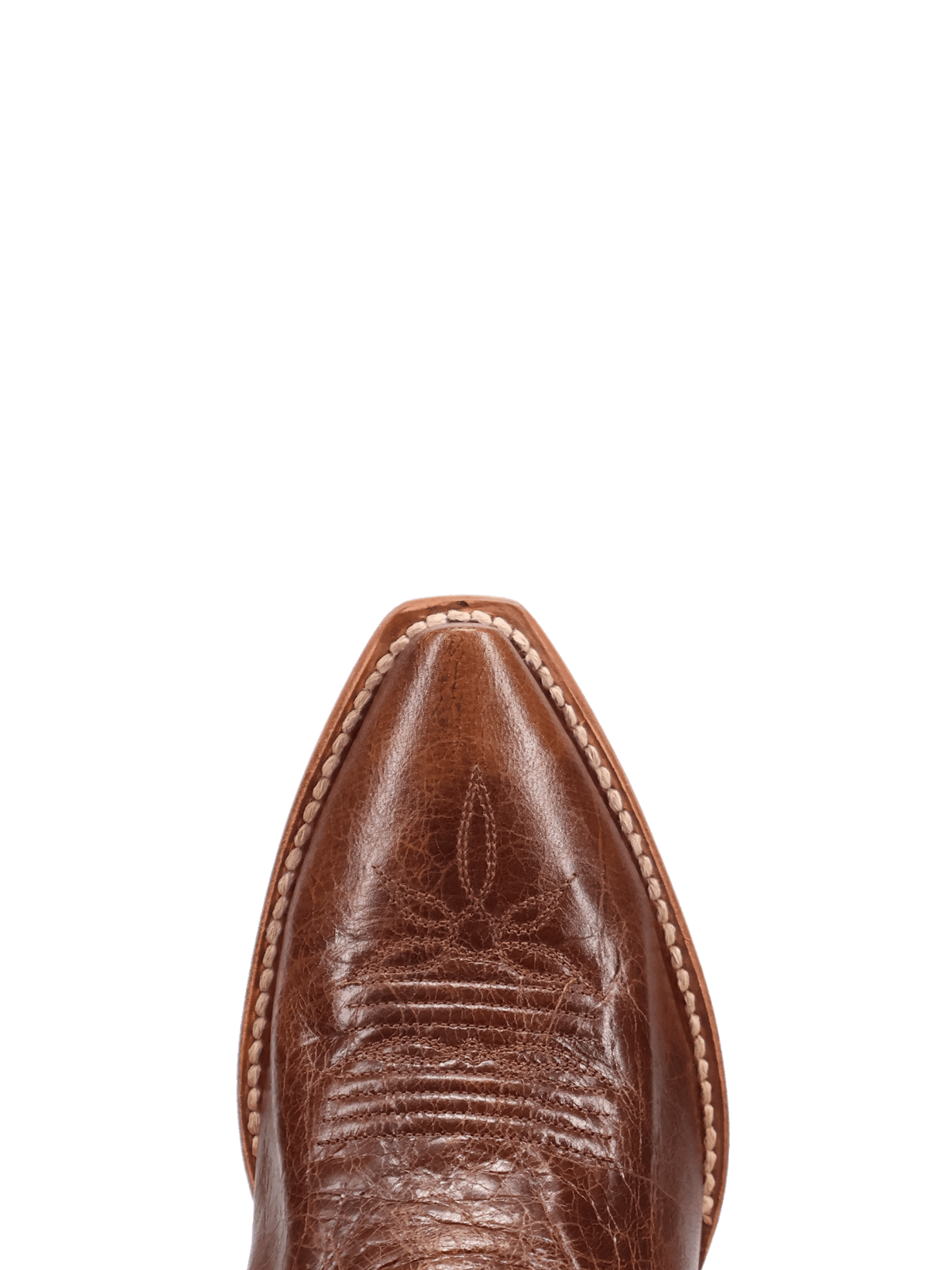 Distressed Brown Snip-Toe Classic Embroidery Wide Mid Calf Cowgirl Boots