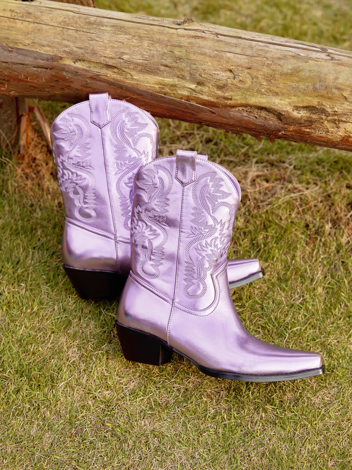 Wide calf purple clearance boots