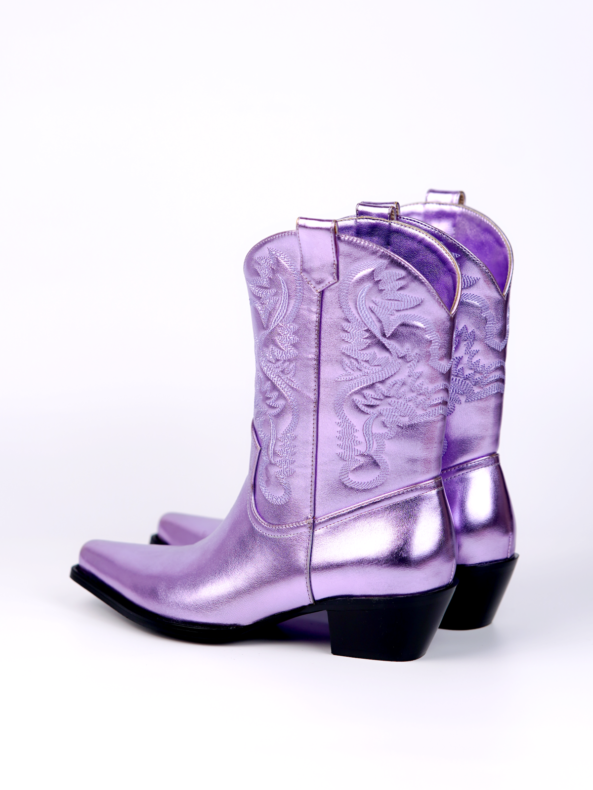 Wide calf hot sale purple boots