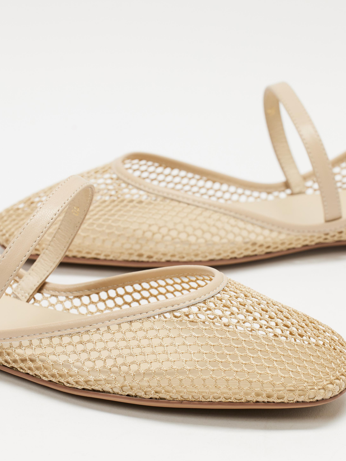 cream fish nets Cream Fishnet Ballet Flats Mary Janes With Square Toe – Fuchsia Boots