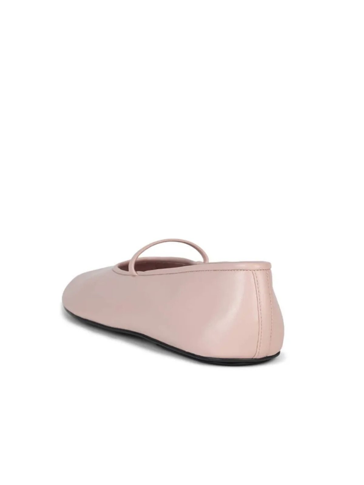 Light Pink Round Toe Ballet Flats Mary Janes With Elastic Strap