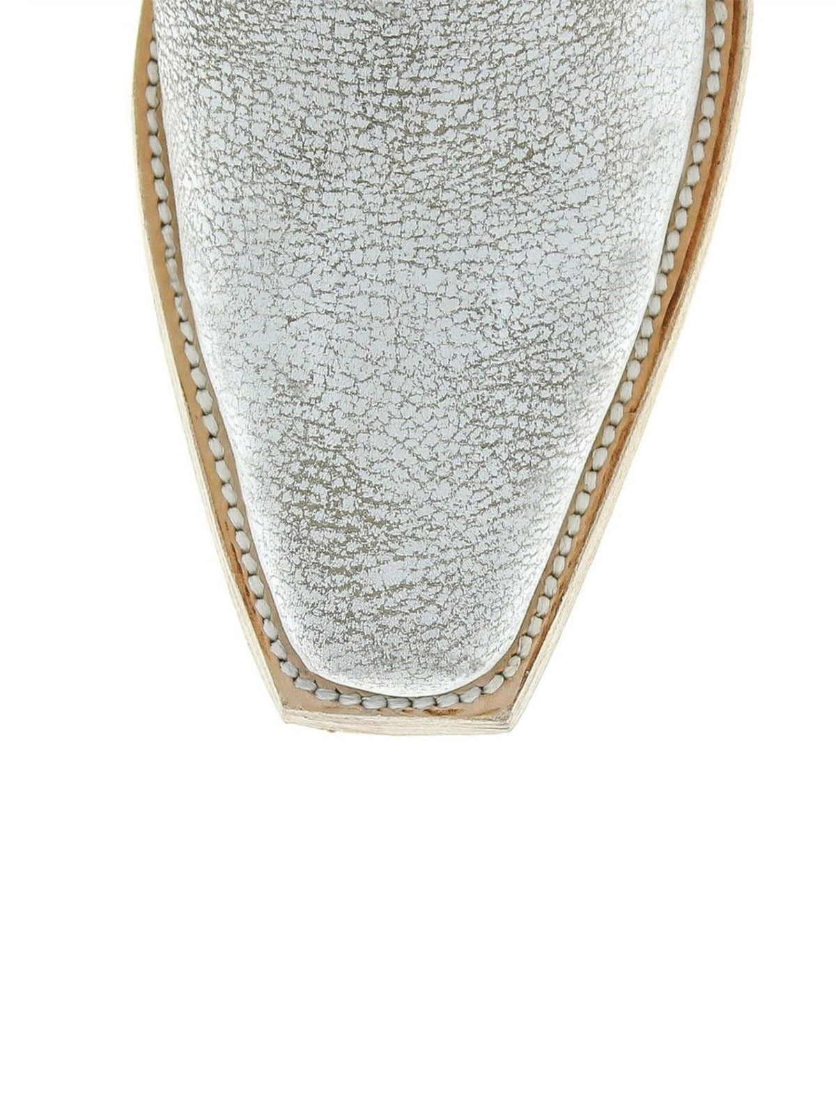 Distressed Taupe Snip-Toe Rose Embroidery Buckle Strap Half-Zip Knee High Cowgirl Boots